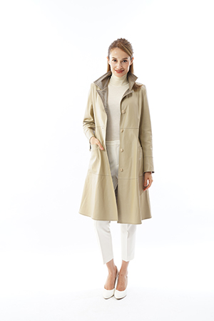 ラムロングコート